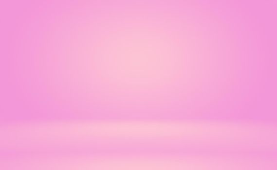 Abstract empty smooth light pink studio room background, Use as montage for product display,banner,template