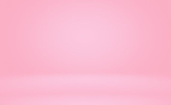 Abstract empty smooth light pink studio room background, Use as montage for product display,banner,template