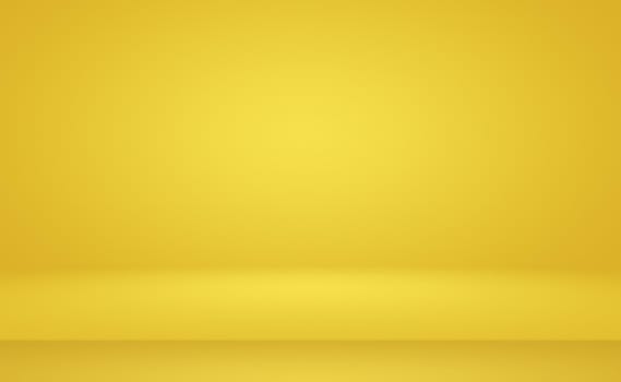 Abstract Luxury Gold yellow gradient studio wall, well use as background,layout,banner and product presentation