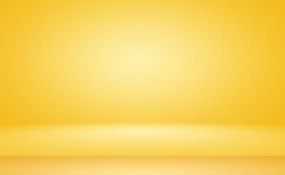 Abstract Luxury Gold yellow gradient studio wall, well use as background,layout,banner and product presentation