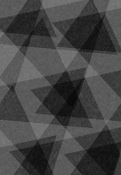 black and white abstract backgroundond triangle shapes with textured