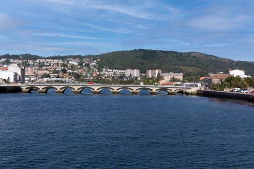 bridge over river in the north of Galicia in Spain