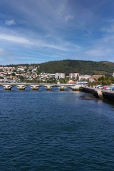 bridge over river in the north of Galicia in Spain