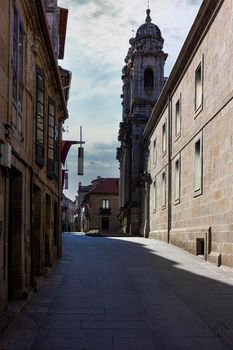 Historic stone buildings, in Galicia Spain