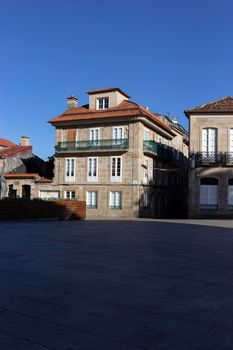 Historic stone buildings, in Galicia Spain