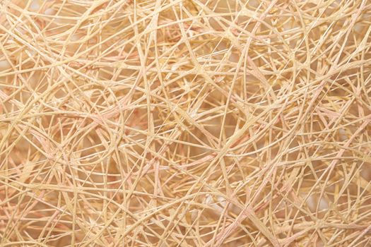 abstract background of beige threads close-up. High quality photo