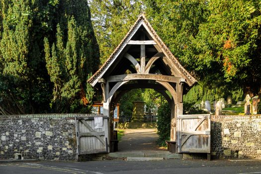 Entry to St Martin's grounds in Canterbury