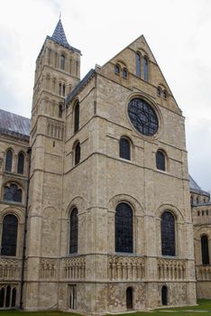 Wide-shot of Canterbury Cathedral