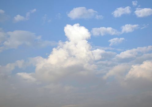 Natural sky beautiful blue and white texture background