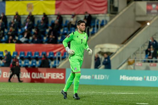 Andorra La Vella, Andorra : 2021 March 25 : Josep Gomes AND in the Qatar 2022 World Cup Qualifying match.