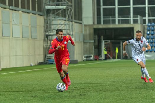 Andorra La Vella, Andorra : 2021 March 25 : Joan Cervos AND in the Qatar 2022 World Cup Qualifying match.