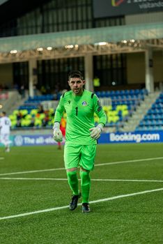 Andorra La Vella, Andorra : 2021 March 25 : Josep Gomes AND in the Qatar 2022 World Cup Qualifying match.