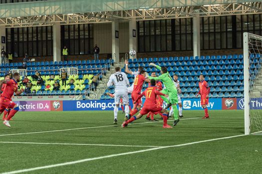 Andorra La Vella, Andorra : 2021 March 25 : Josep Gomes AND in the Qatar 2022 World Cup Qualifying match.