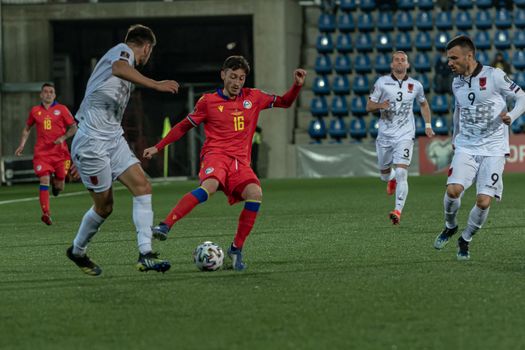 Andorra La Vella, Andorra : 2021 March 25 : Alex Martinez AND in the Qatar 2022 World Cup Qualifying match.