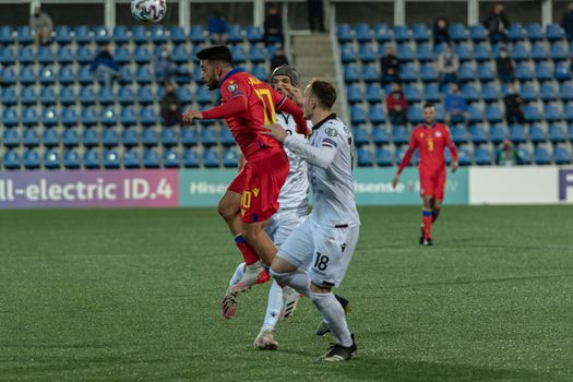 Andorra La Vella, Andorra : 2021 March 25 : Jordi Alaez AND in the Qatar 2022 World Cup Qualifying match.