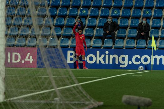 Andorra La Vella, Andorra : 2021 March 25 : Joan Cervos AND in the Qatar 2022 World Cup Qualifying match.