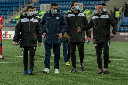 Andorra La Vella, Andorra : 2021 March 25 : Koldo Alvarez DT AND in the Qatar 2022 World Cup Qualifying match.