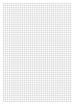 Grid paper. Dotted grid on white background. Abstract dotted transparent illustration with dots. White geometric pattern for school, copybooks, notebooks, diary, notes, banners, print, books.