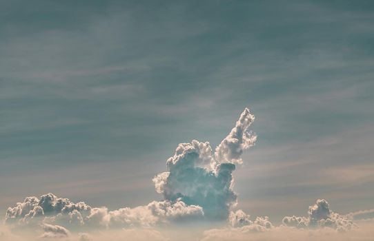 Beautiful blue sky with clouds background.Sky clouds, Sky with clouds weather nature cloud blue. Inspirational concept.