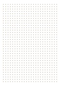 Grid paper. Dotted grid on white background. Abstract dotted transparent illustration with dots. White geometric pattern for school, copybooks, notebooks, diary, notes, banners, print, books.