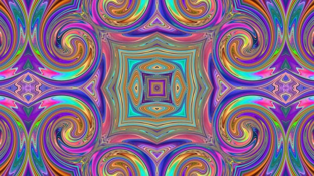 Abstract multicolored background with ornaments. Design, art