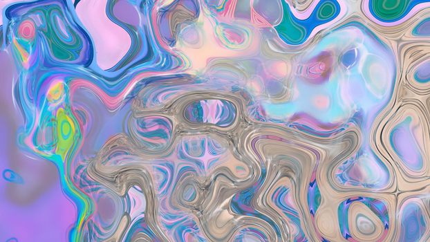 Abstract textured multicolored with bubbles. Design, art