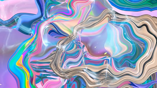 Abstract textured multicolored with bubbles. Design, art