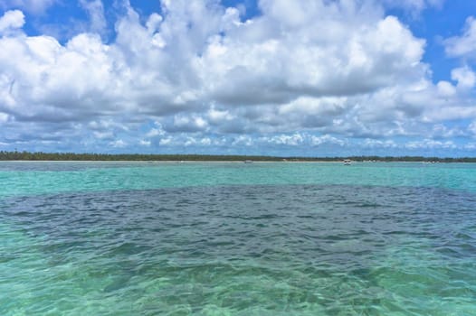 Morro de Sao Paulo, Boipeba Tropical beach view, Bahia, Brazil, South America