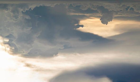 Beautiful clouds in the Beautiful sky at Before sunset. Copy space, No focus, specifically.