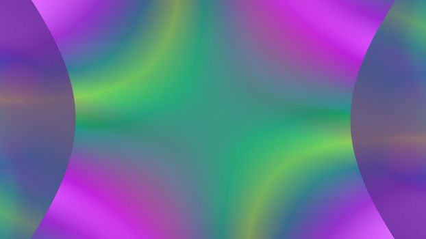 Abstract neon purple green symmetrical background.