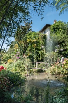 André Heller Botanical Garden. Gardone Riviera (BS), ITALY - August 25, 2020