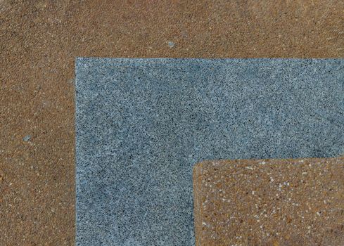 Geometry square cement floor. Abstract background, Copy space, No focus, specifically