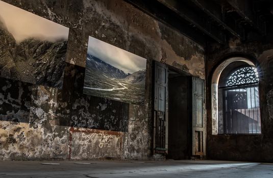 Bangkok, Thailand - Feb 2, 2020 : A photo exhibition celebrating the 115th anniversary of diplomatic relations between Thailand and Norway "Hundred Years Between" Within The old customs house Or Old bang rak fire station.