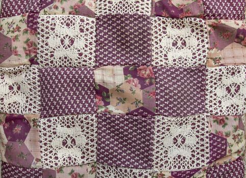 Texture of Vintage retro Chair Cushions in close up. Background of Chair Cushions.