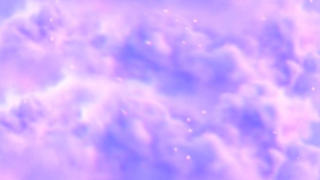 Abstract blurred fantasy background with fabulous clouds.