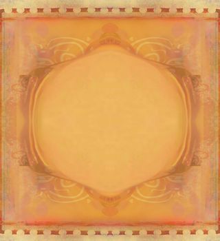Vintage Grunge Frame For Congratulation