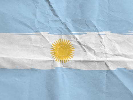 abstract ARGENTINIAN flag or banner