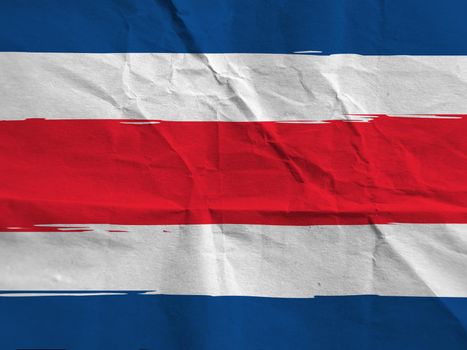 abstract COSTA RICA flag or banner