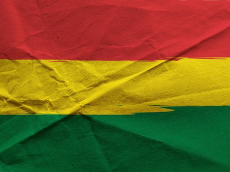 abstract BOLIVIAN flag or banner