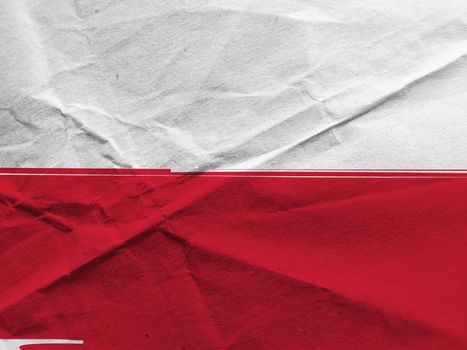 Grunge POLAND flag or banner