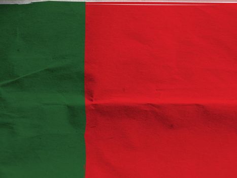 Grunge PORTUGAL flag or banner