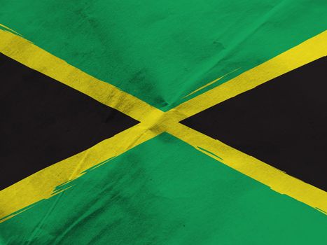 abstract JAMAICAN flag or banner