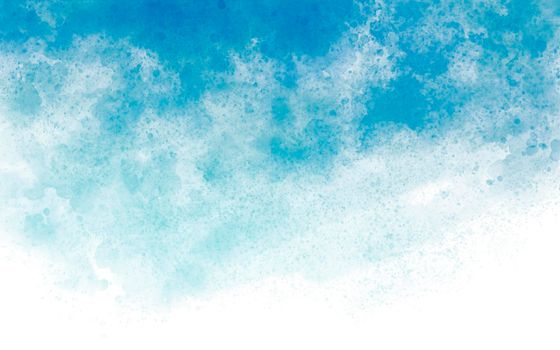 Blue watercolor texture background illustration