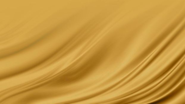 Gold luxury fabric background with copy space