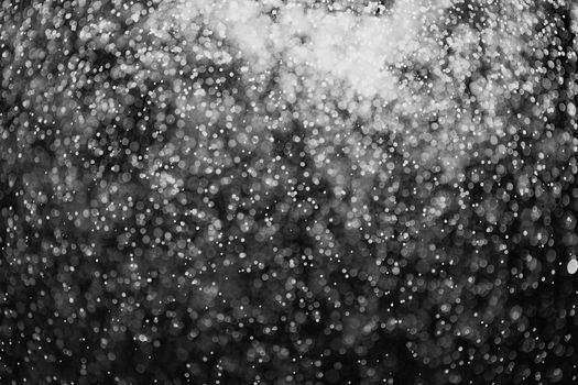 Bokeh abstract background from water splash