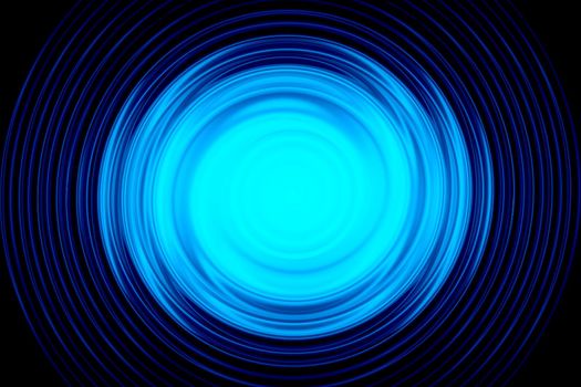 Sound wave blue color on dark background