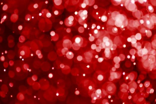 Red blur bokeh background for Christmas card