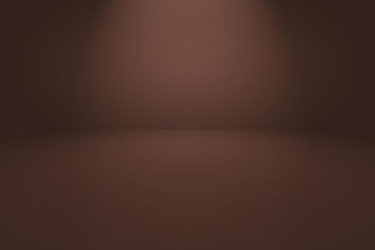 Abstract Smooth Brown wall background layout design,studio,room,web template,Business report with smooth circle gradient color.