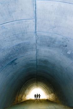 Tunnel concept abstract background lifestyle