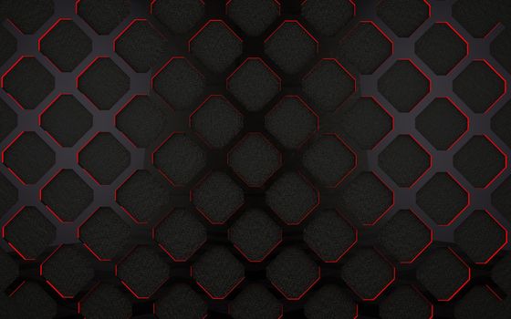 Pattern and holes in modern material.Industrial and technology background